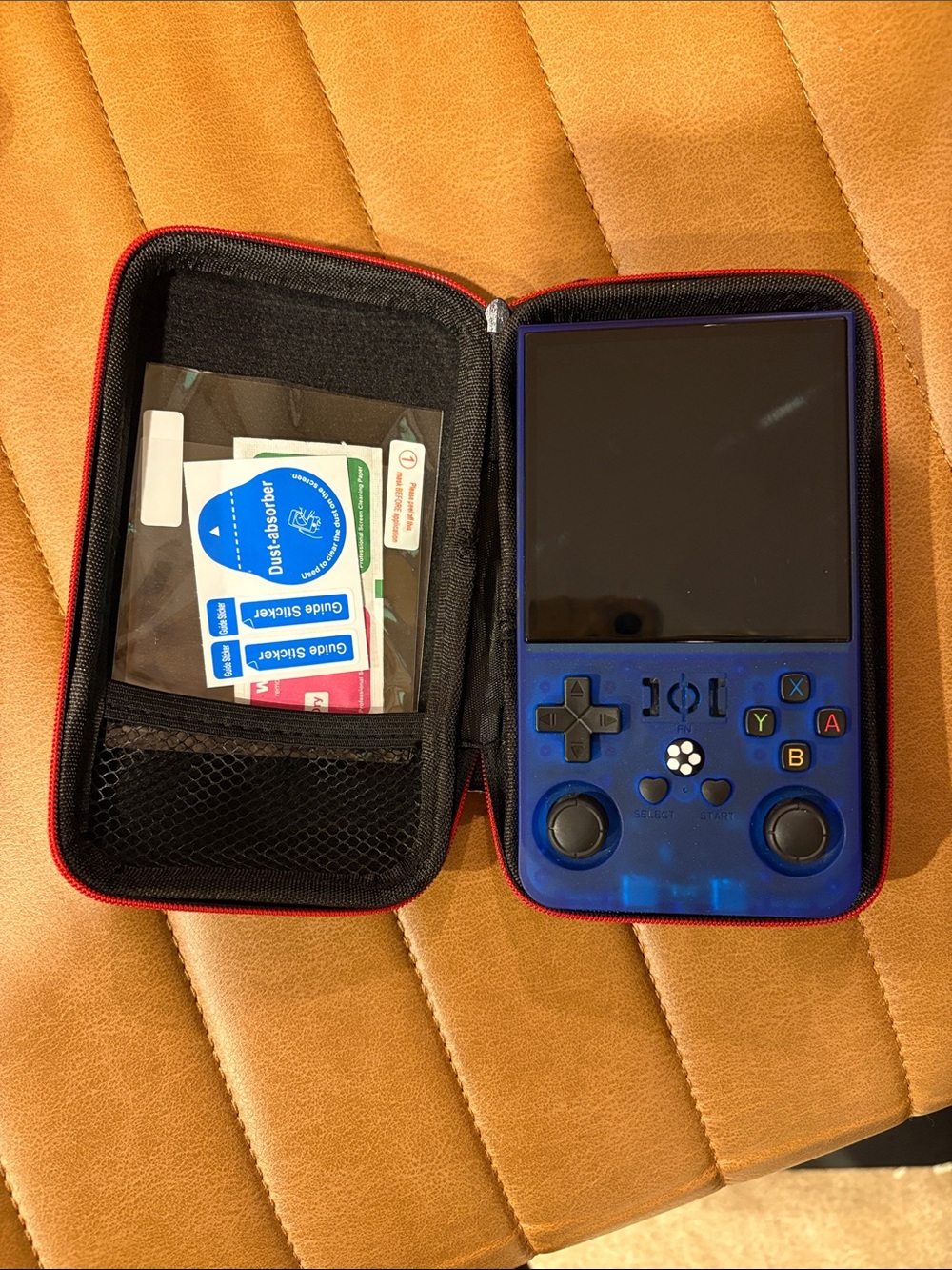 Handheld Retro Game Console - R36 Max Blue